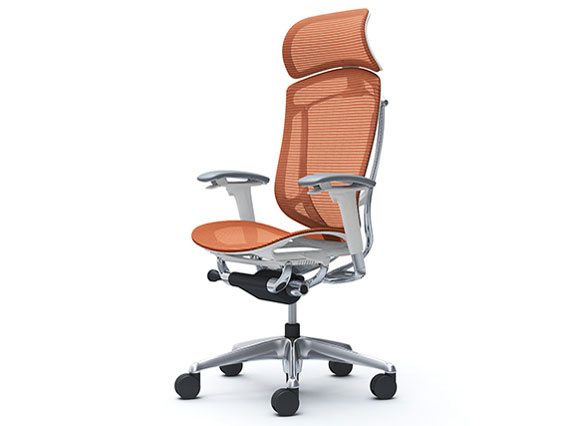 オレンジ×レッド